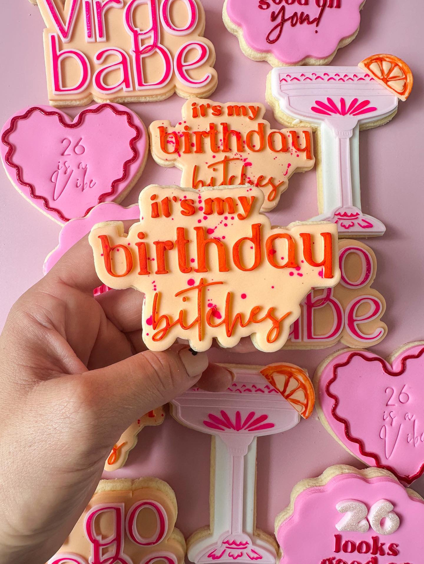 It's my birthday B*&%@es Debosser and matching cutter