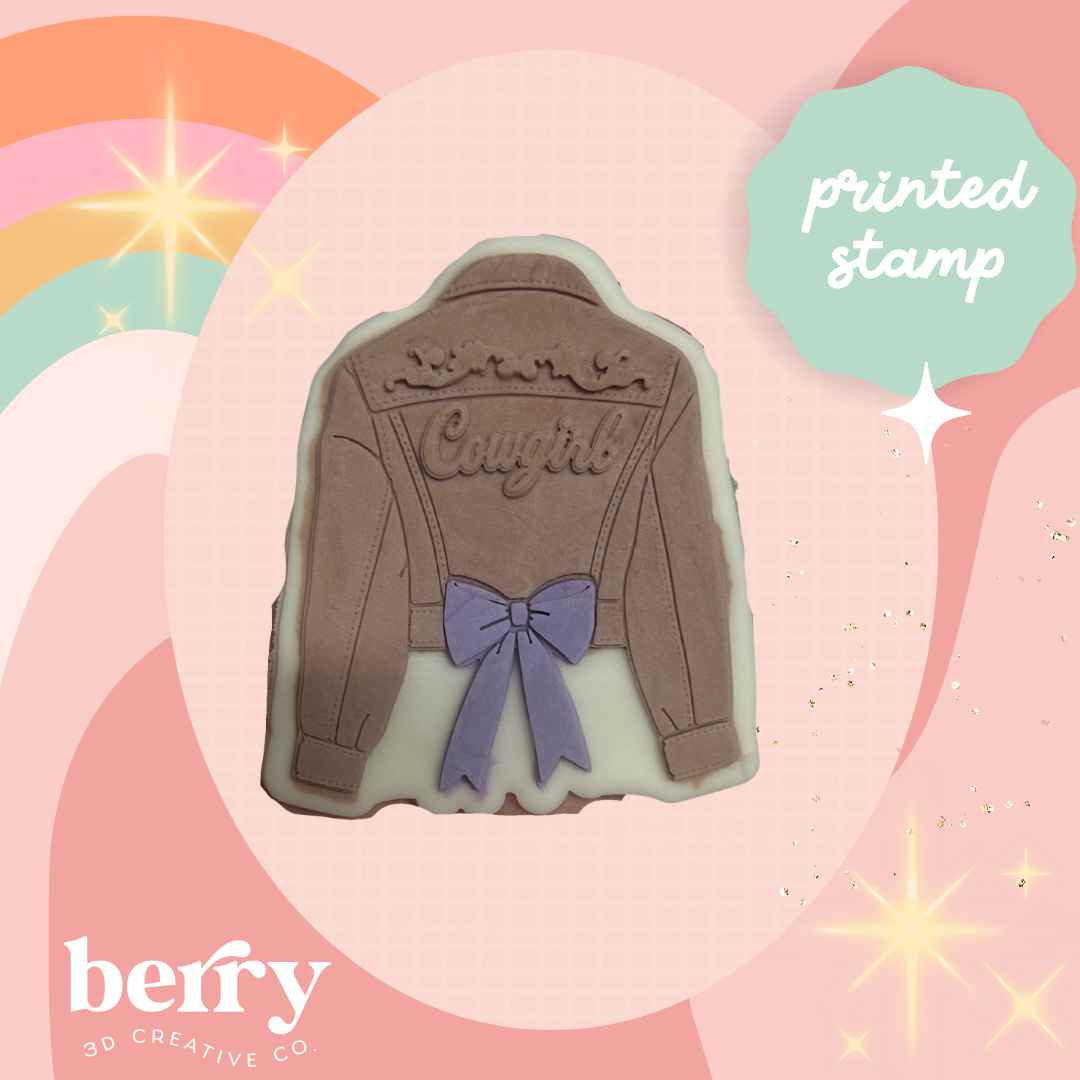 Cowgirl Jacket debosser and matching cutter