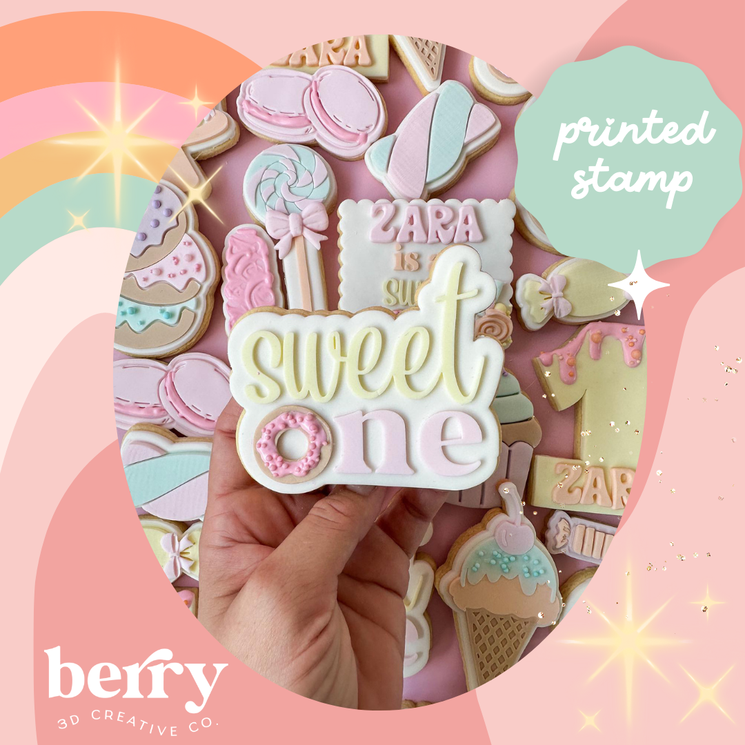 Sweet One debosser and matching cutter