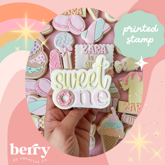 Sweet One debosser and matching cutter