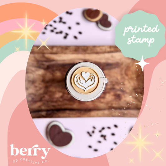 Coffee Mug (Birds eye view) Stamp and matching cutter