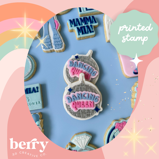 Dancing Queen debosser and matching cutter