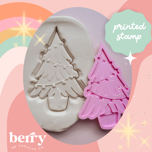 Christmas Tree Debosser and matching cutter