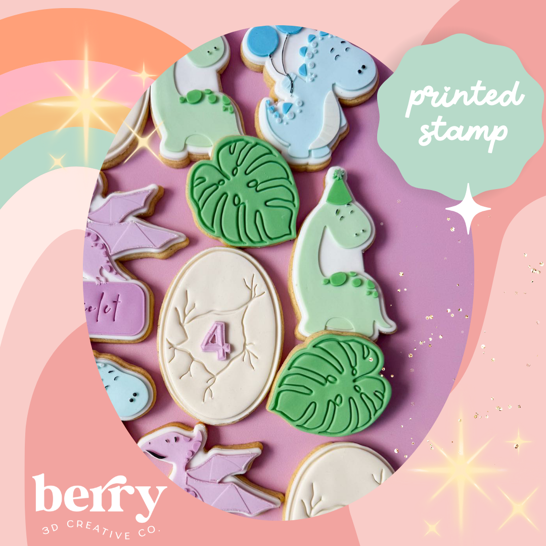Palm/ Monstera Leaf- Wild one Collection Stamp and matching cutter