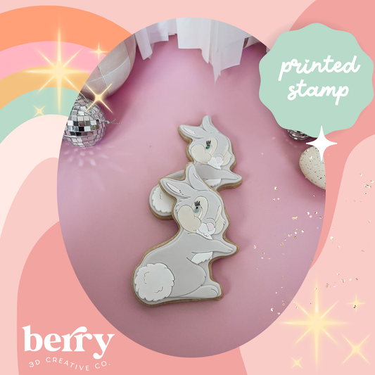 Cottontail Bunny Debosser and matching cutter