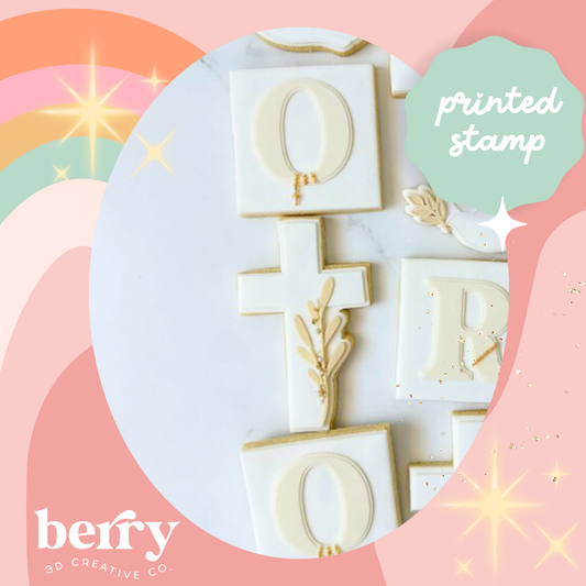 Baptism/ Christening Cross Stamp and matching cutter