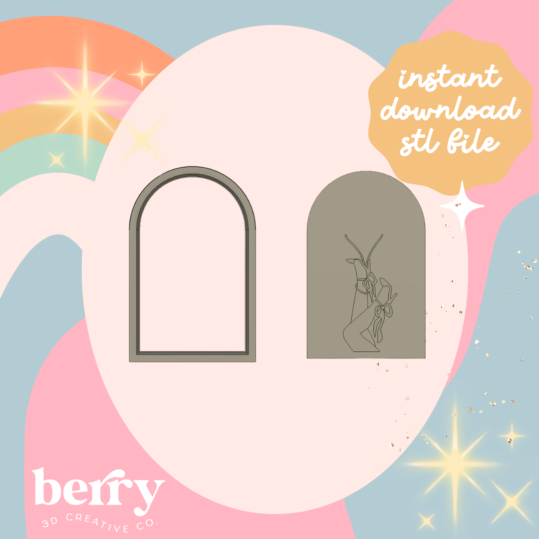 Customised heels in the air Cutter and Stamp stl file