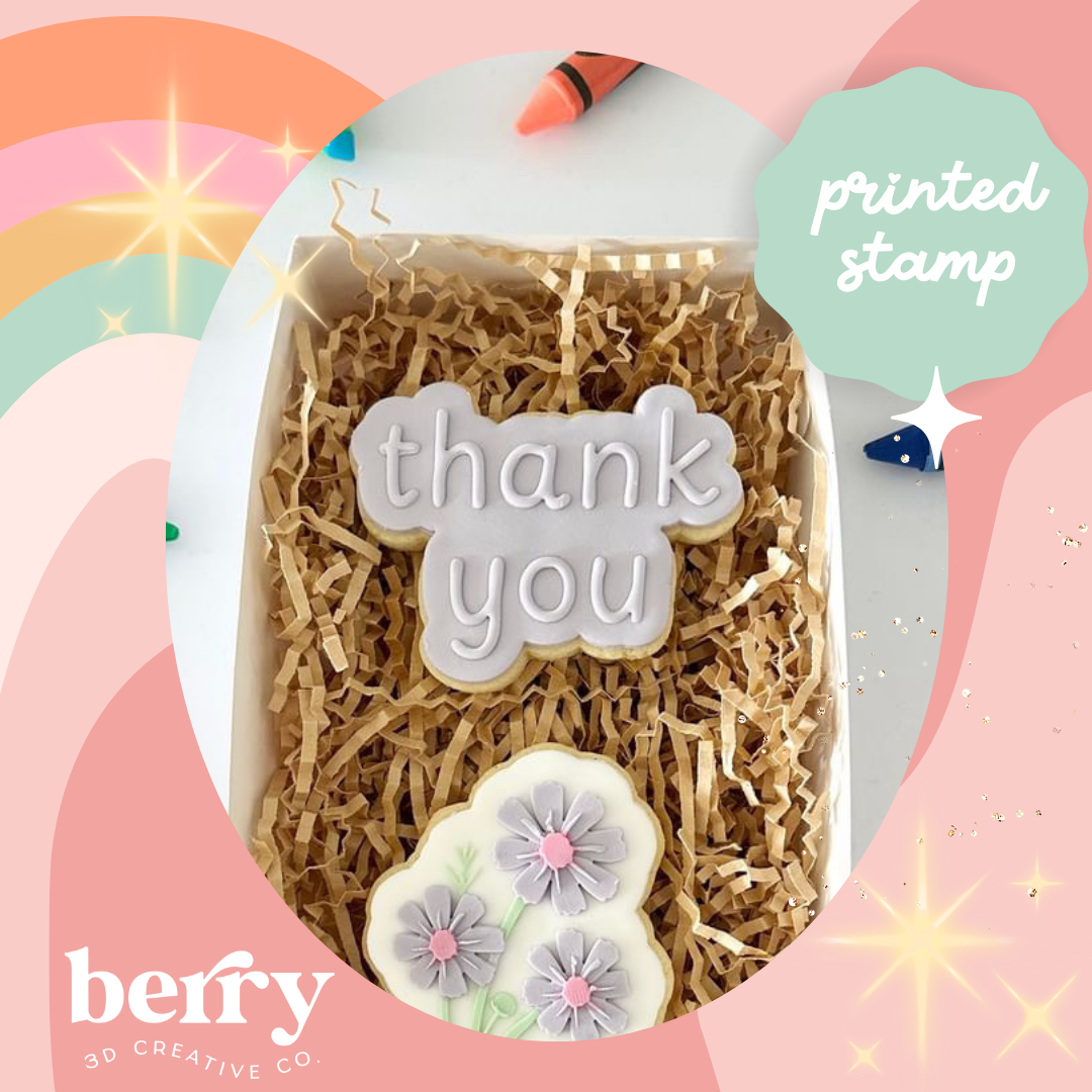 Thank you Stamp and matching cutter