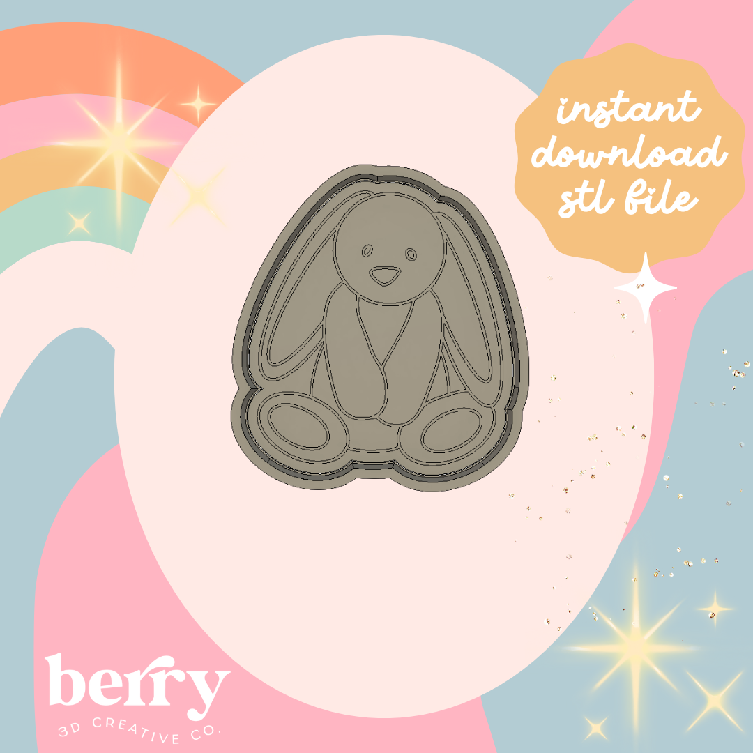 The Amity Bunny Cookie Cutter and Stamp stl file