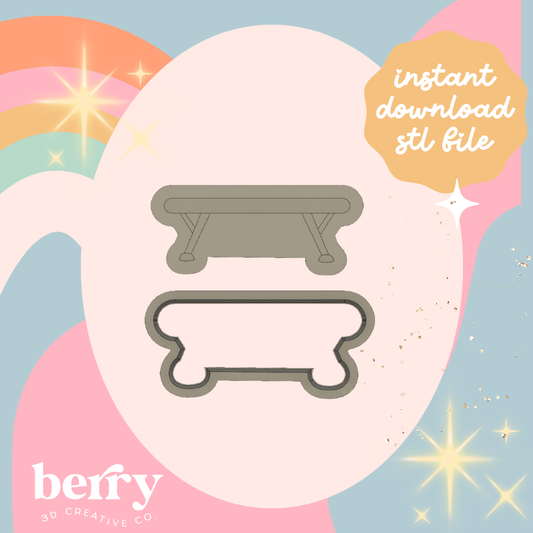 Balance Beam - Gymnastics Collection  cutter and Stamp stl file