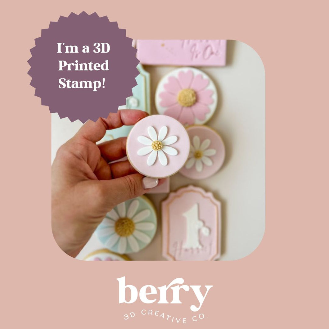 Small daisy Stamp and matching cutter