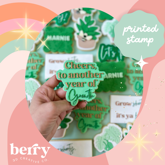 Cheers to another year of Growth Debosser and matching cutter