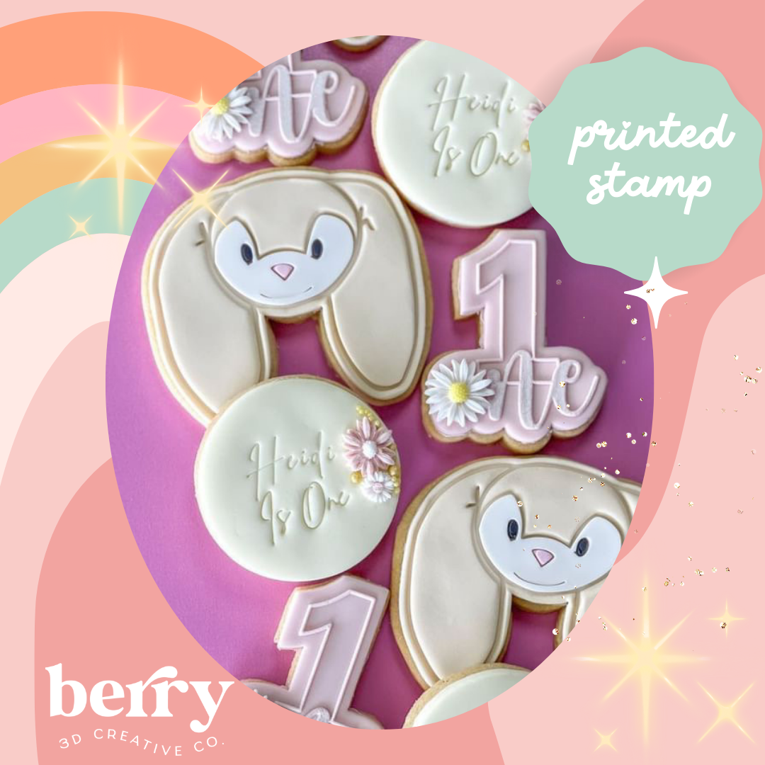 Pink Riff Raff Bunny Riff Raff bunny stamp and matching cutter β Berry 3D Creative Co.