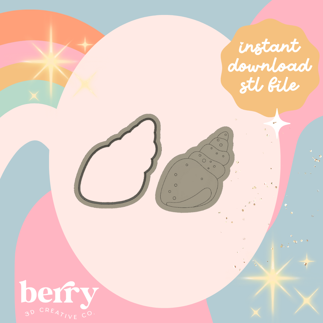 Shell Cutter and Stamp stl file