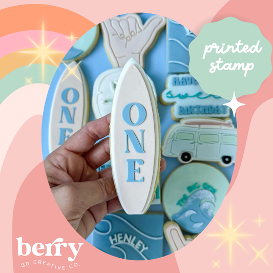 Surfboard ONE Debosser and matching cutter