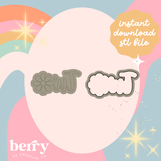 Two with Daisy Cutter and Stamp stl file