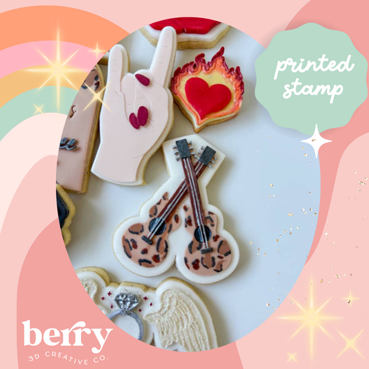 Crossing Guitars debosser and matching cutter