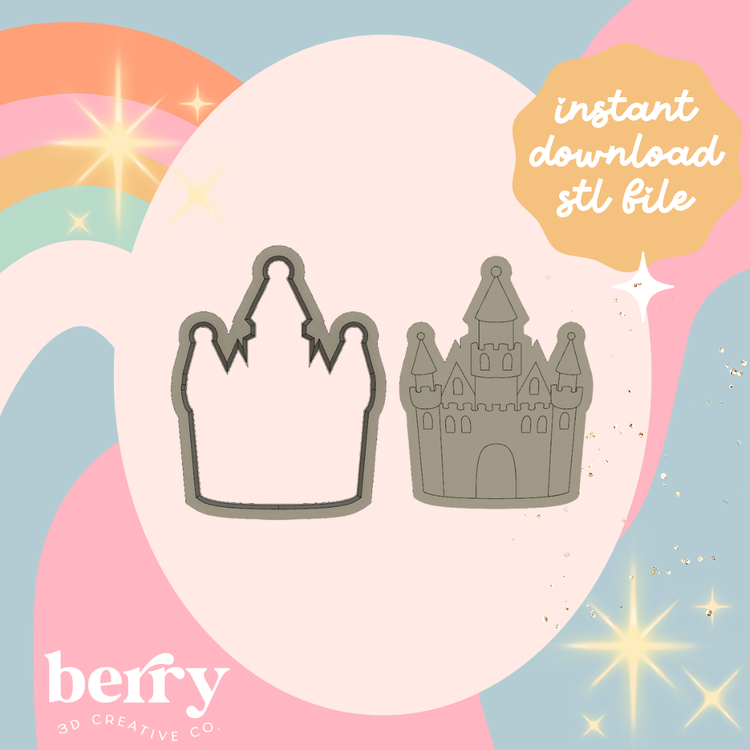 Castle/ Tower Cookie Cutter and Stamp stl file