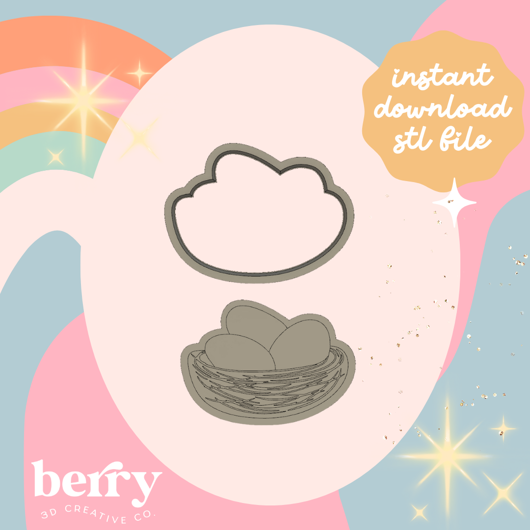 Eggs is a Nest Cutter and Stamp stl file