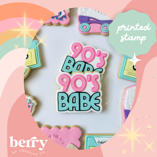 90's babe debosser and matching cutter