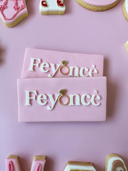 Feyonce Cookie Cutter and Stamp stl file