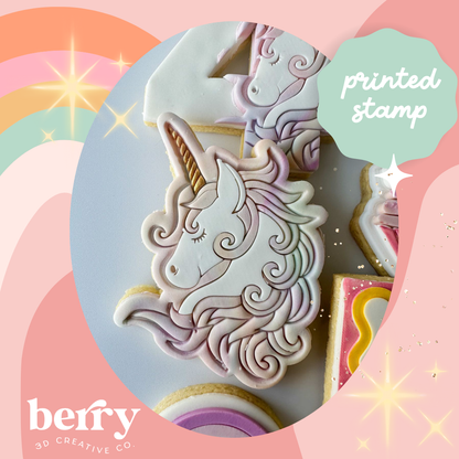 Unicorn embosser and matching cutter