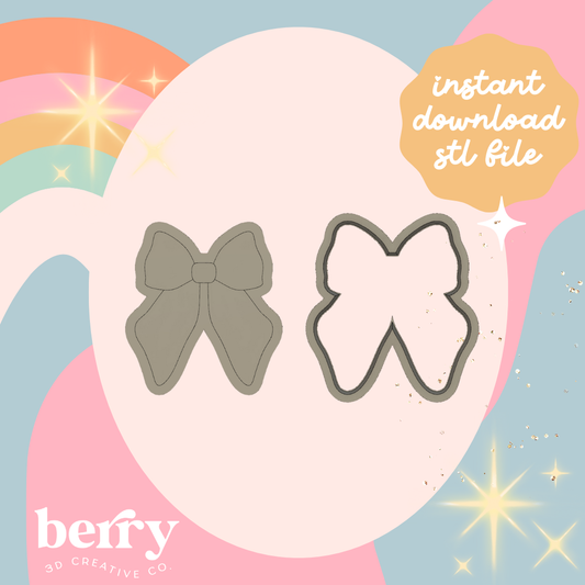 Bow cutter and Stamp stl file