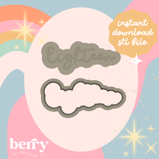 Eighteen Cutter and Stamp stl file