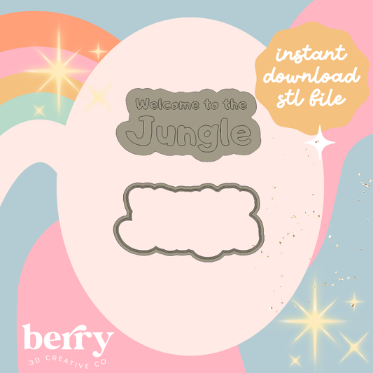 Welcome to the Jungle Stamp and cutter STL file