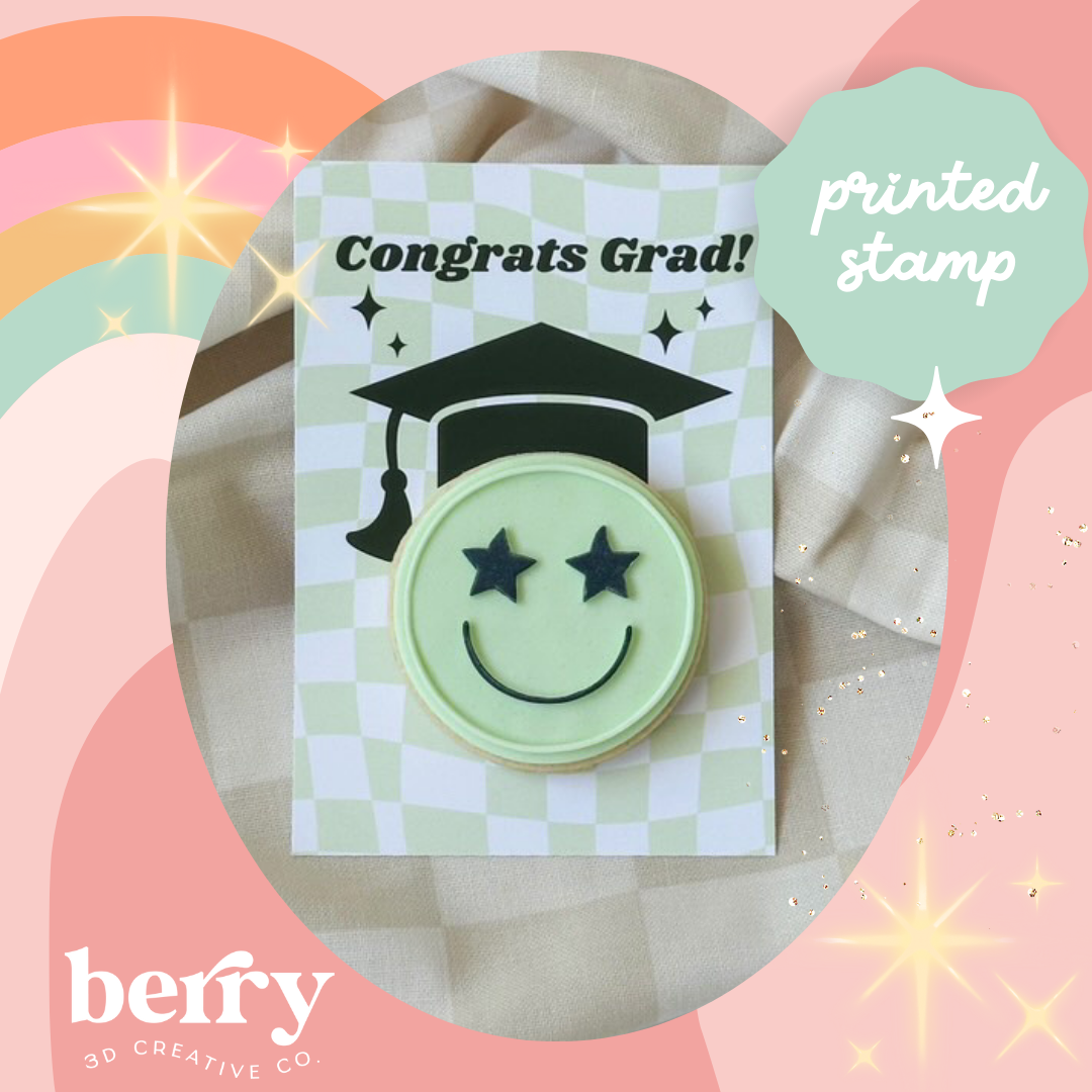 Star Eyes happy face and matching cutter