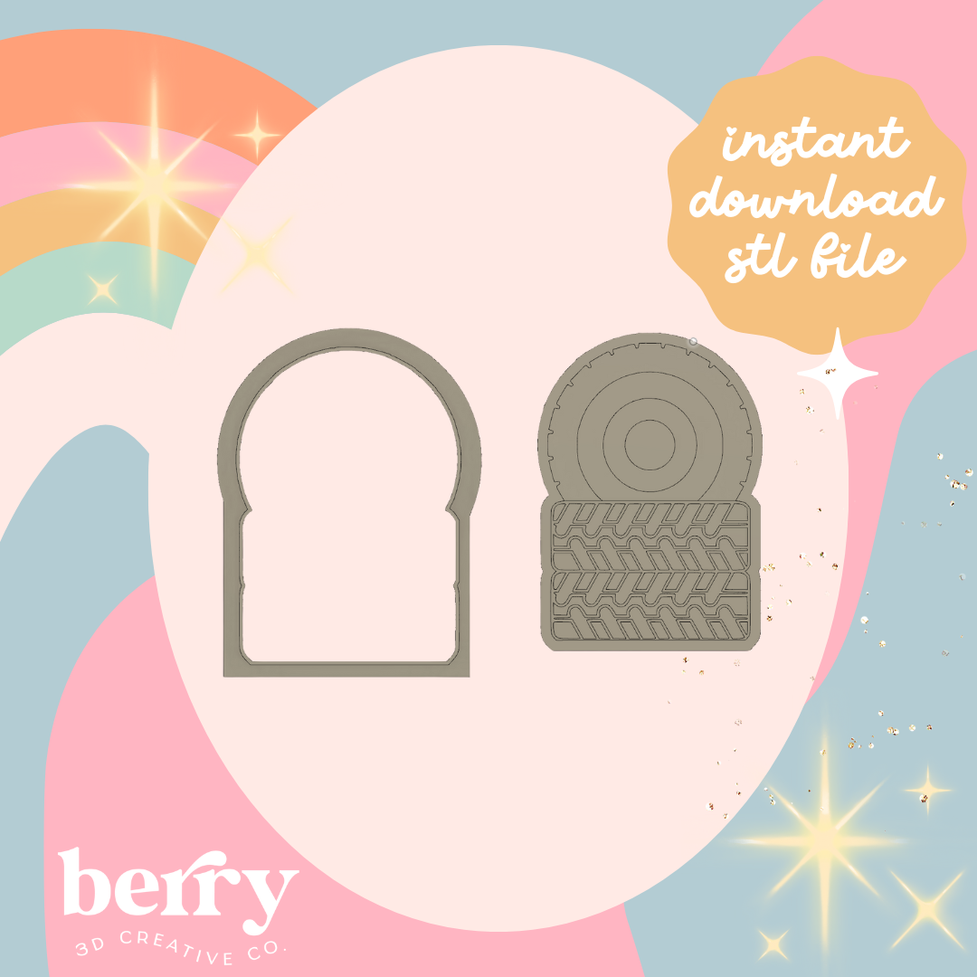 Tyre Stack Cookie Cutter and Stamp stl file