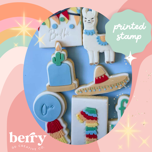 Cactus Cake - First Fiesta debosser and matching cutter