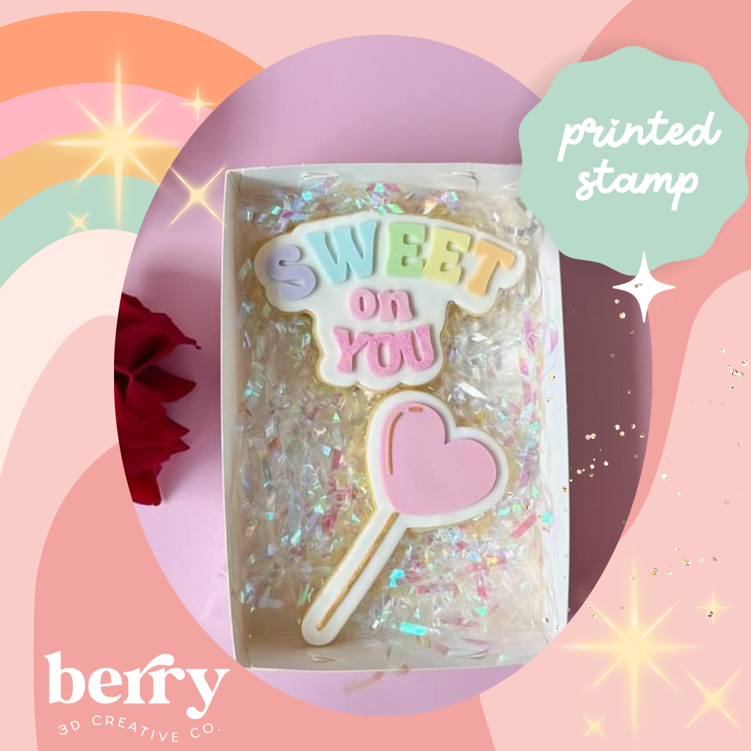Sweet on you Stamp and matching cutter
