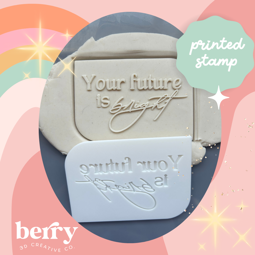 Your future is bright Stamp and matching cutter
