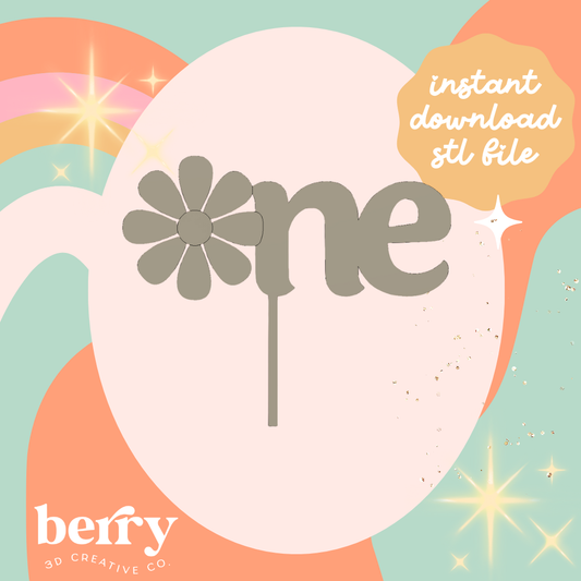 One with a daisy Topper STL FILE