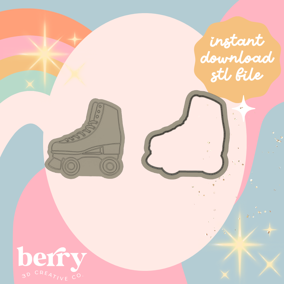 Roller skates Cutter and Stamp stl file