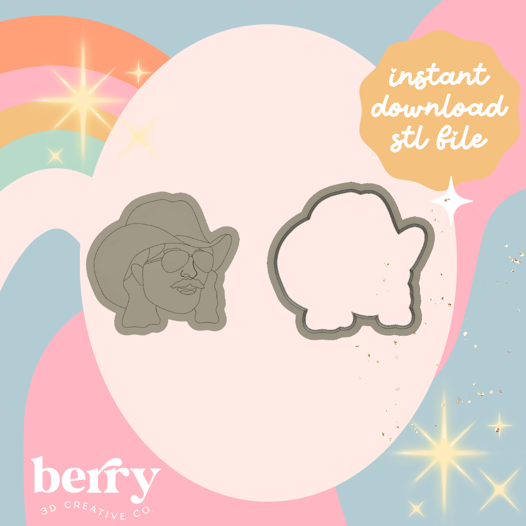 Alan Jackson Cutter and Stamp stl file