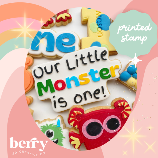 Our Little Monster is one Debosser and matching cutter