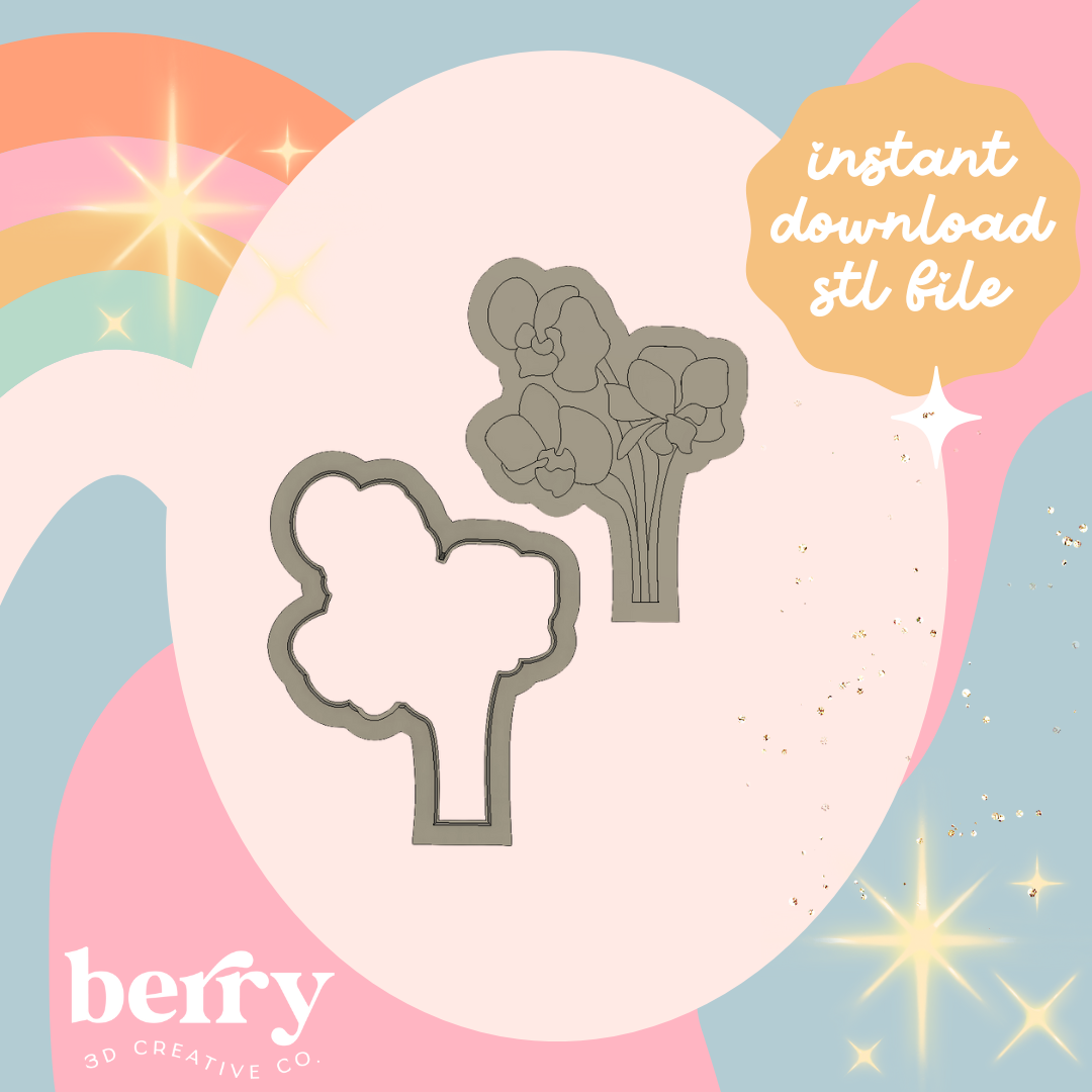 Orchid Cutter and Stamp stl file