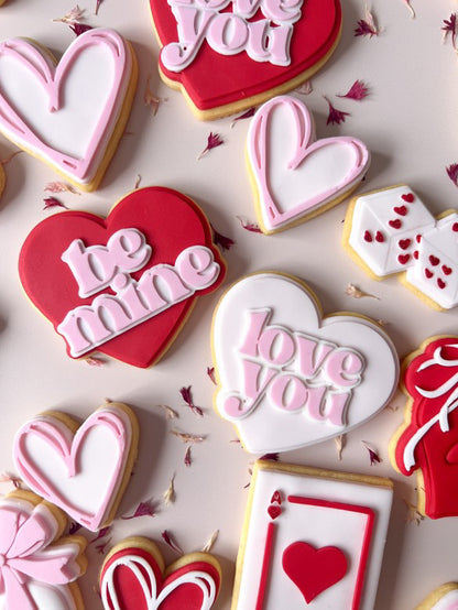 Be Mine Heart Stamp and matching cutter