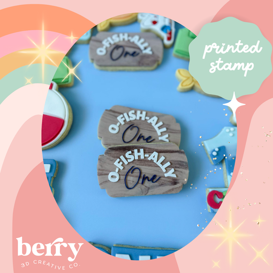 O-fish-ally One debosser and matching cutter