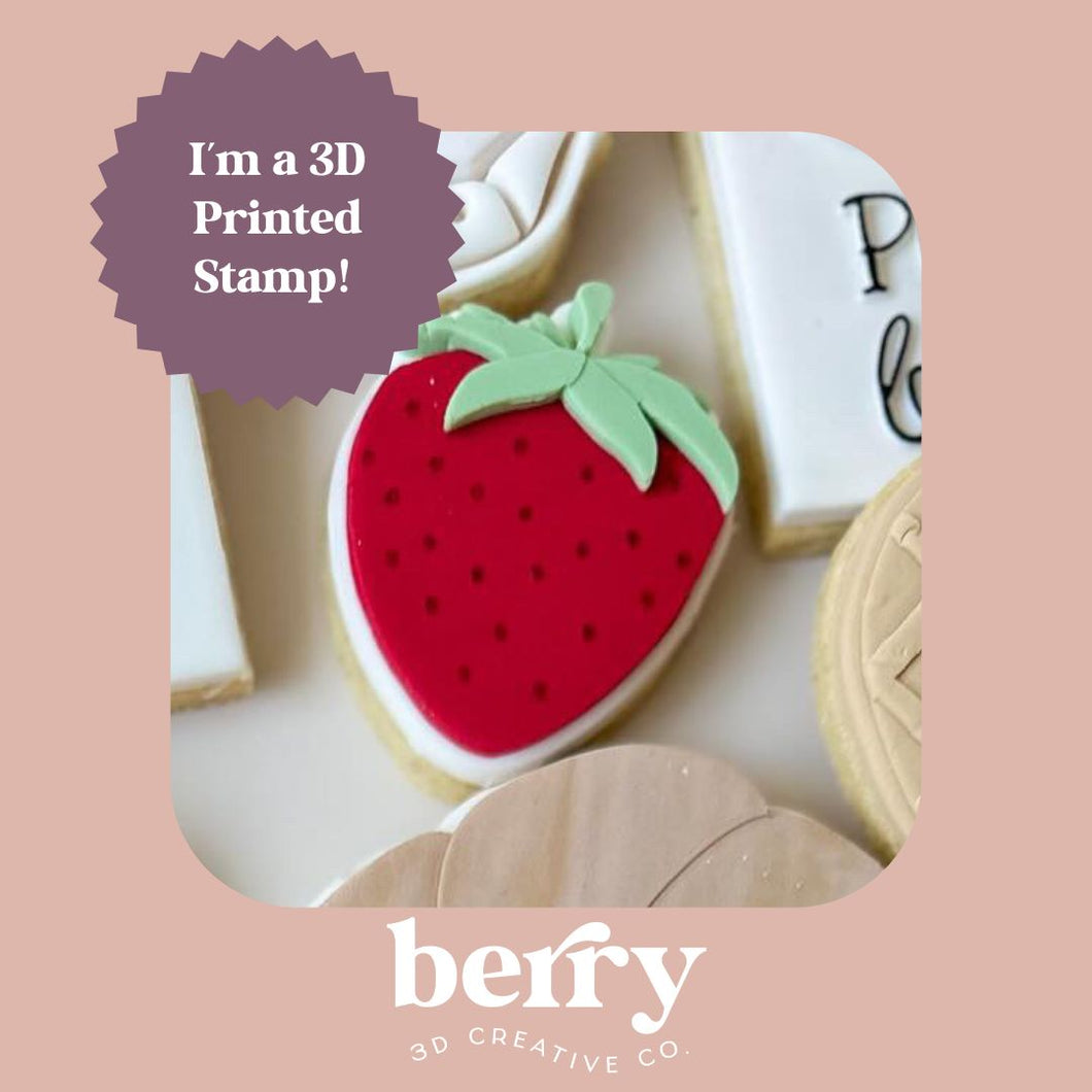 Strawberry Stamp and matching cutter