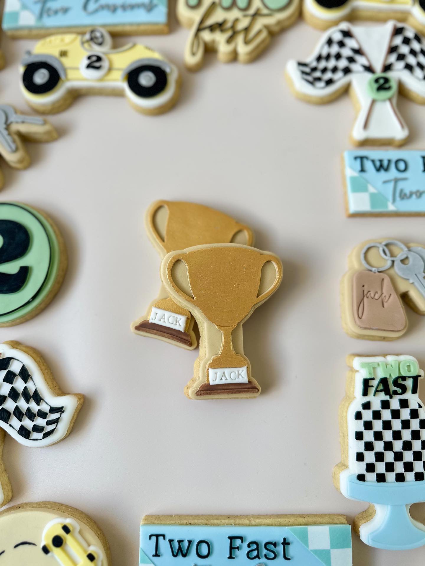 Trophy debosser and matching cutter
