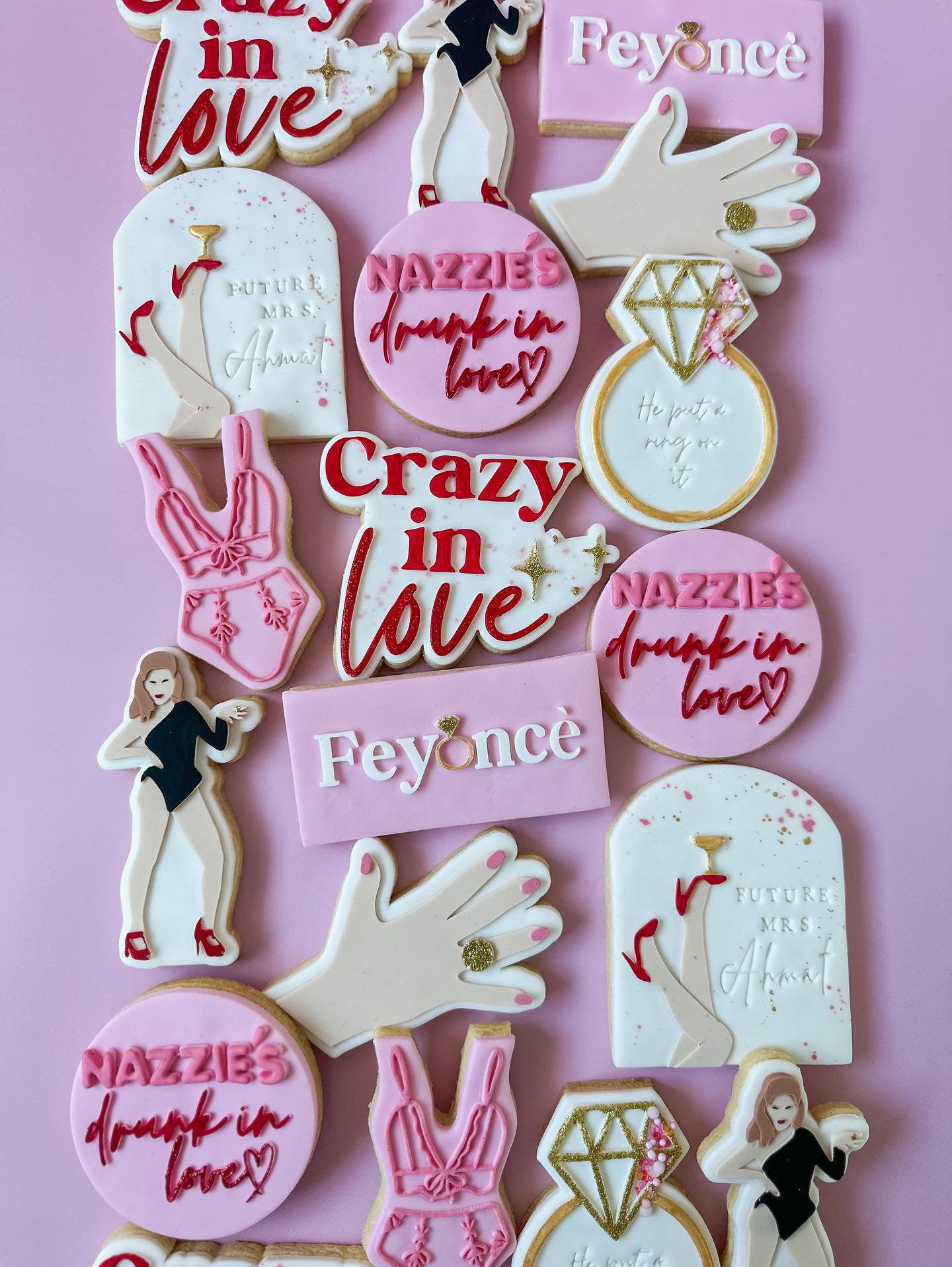 Drunk in love round circle Debosser and matching cutter