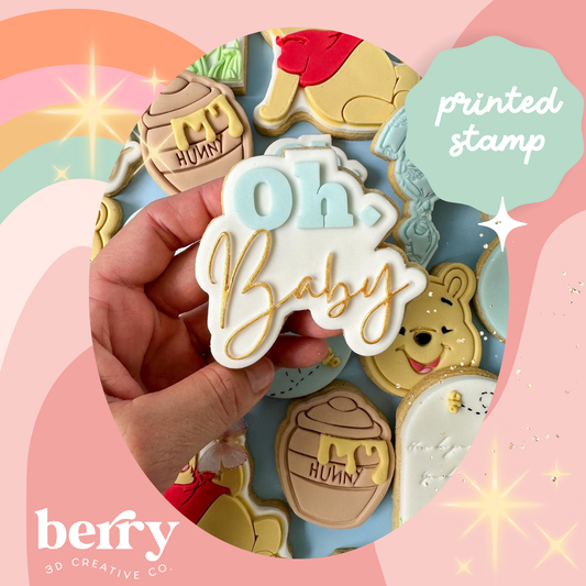 Oh. Baby Debosser with matching cutter