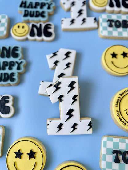 Lightening bolt backing stamp - debosser