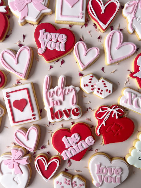 Heart Lock with Bow Stamp and matching cutter