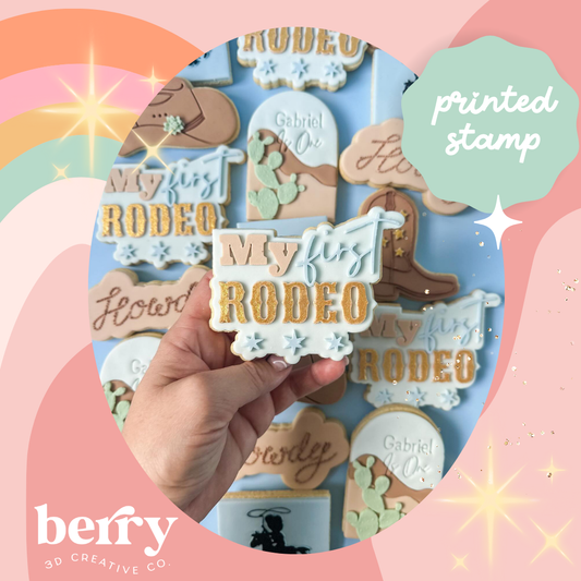 My First Rodeo Debosser and matching cutter
