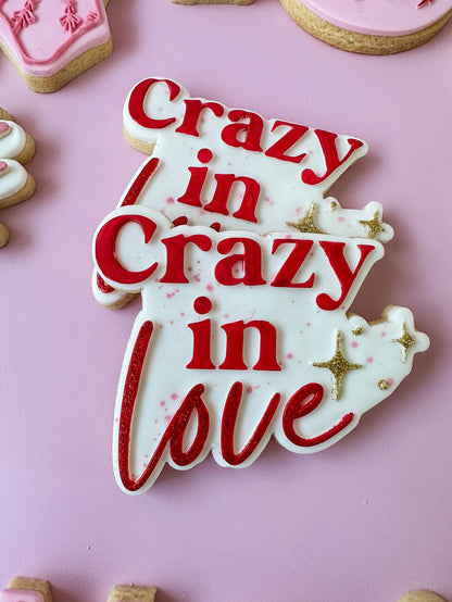 Crazy in love Cookie Cutter and Stamp stl file