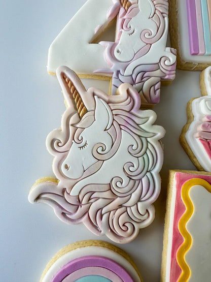 Unicorn embosser and matching cutter